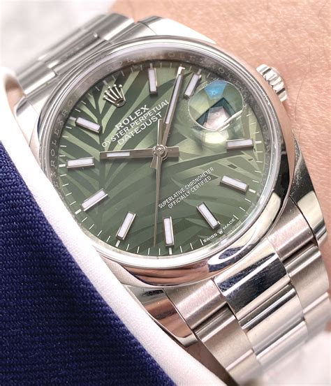 green dial rolex cost|rolex datejust 36mm green.